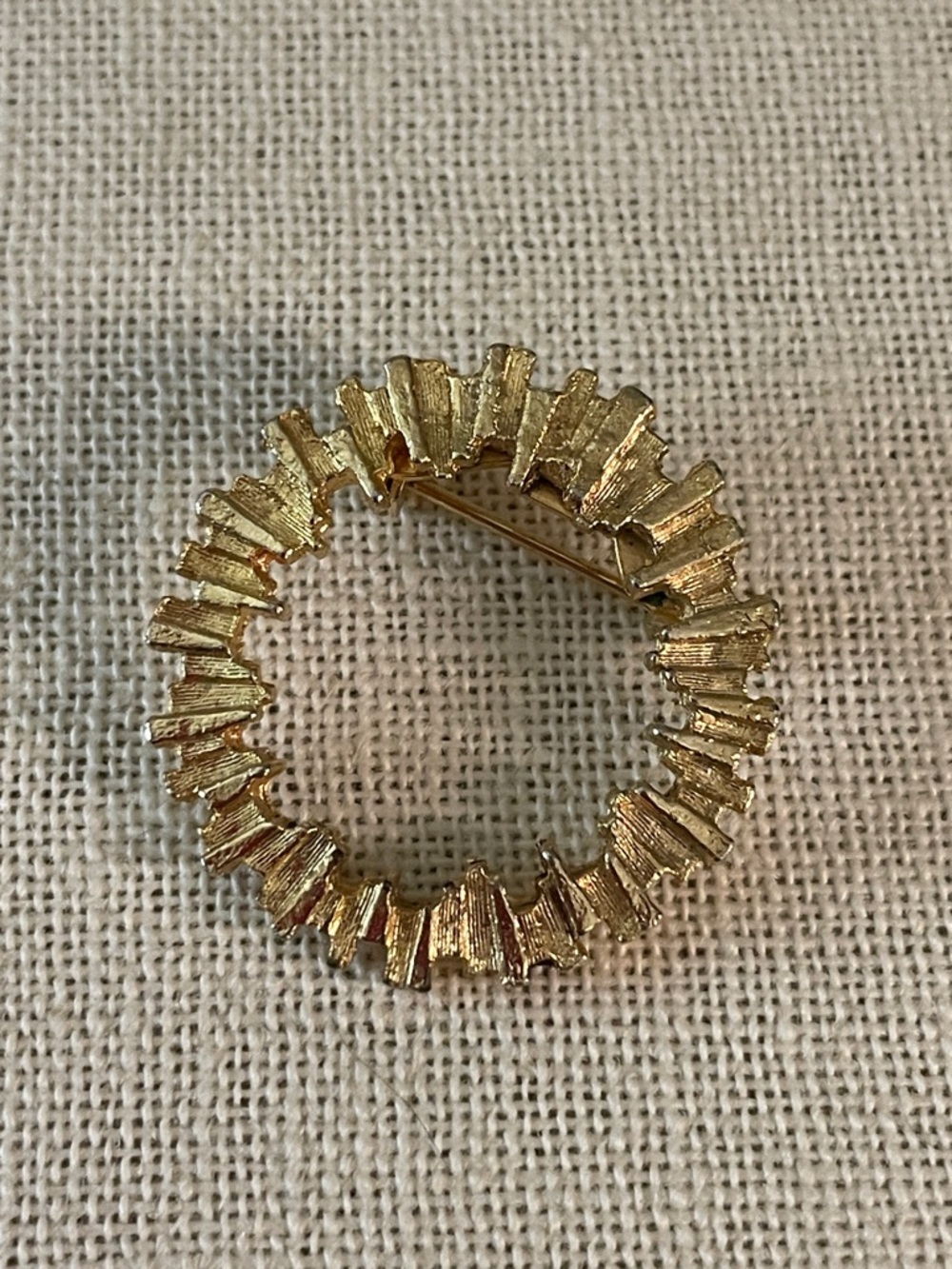 Abstract Circular Brooch